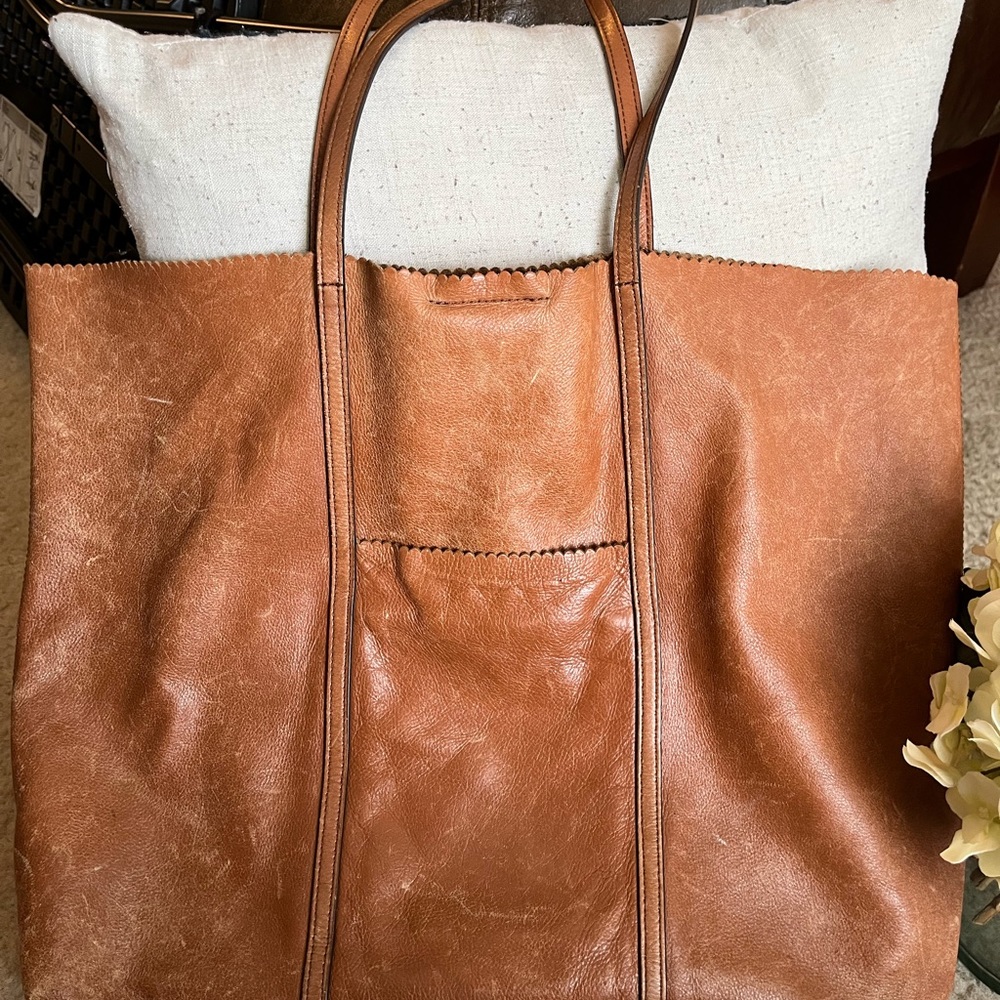 Brown Leather Shoulder Bag